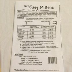easy mittens back
